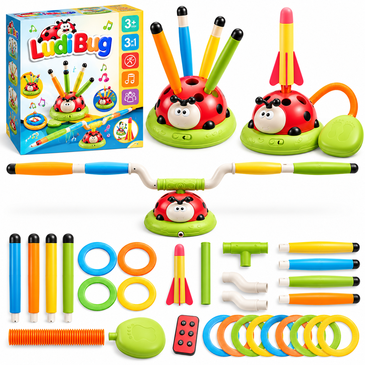 Juego activo 3 en 1 para niños