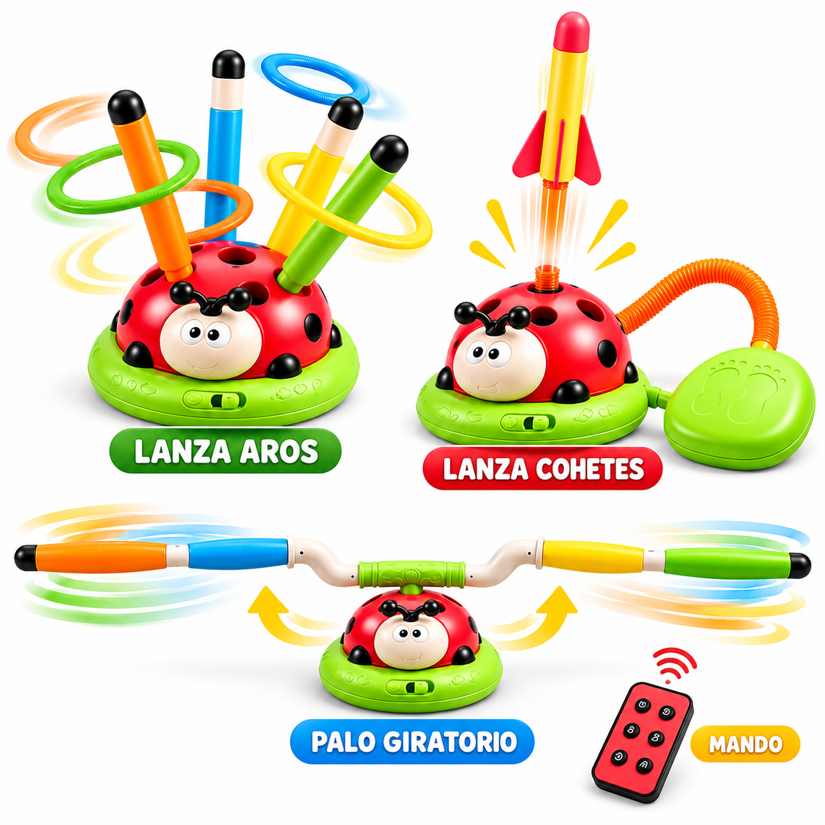 Juego activo 3 en 1 para niños